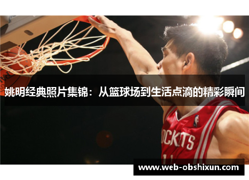 姚明经典照片集锦：从篮球场到生活点滴的精彩瞬间